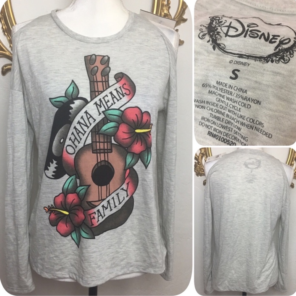 NWT Disney Ohana Means Family Top Size S - Picture 1 of 8
